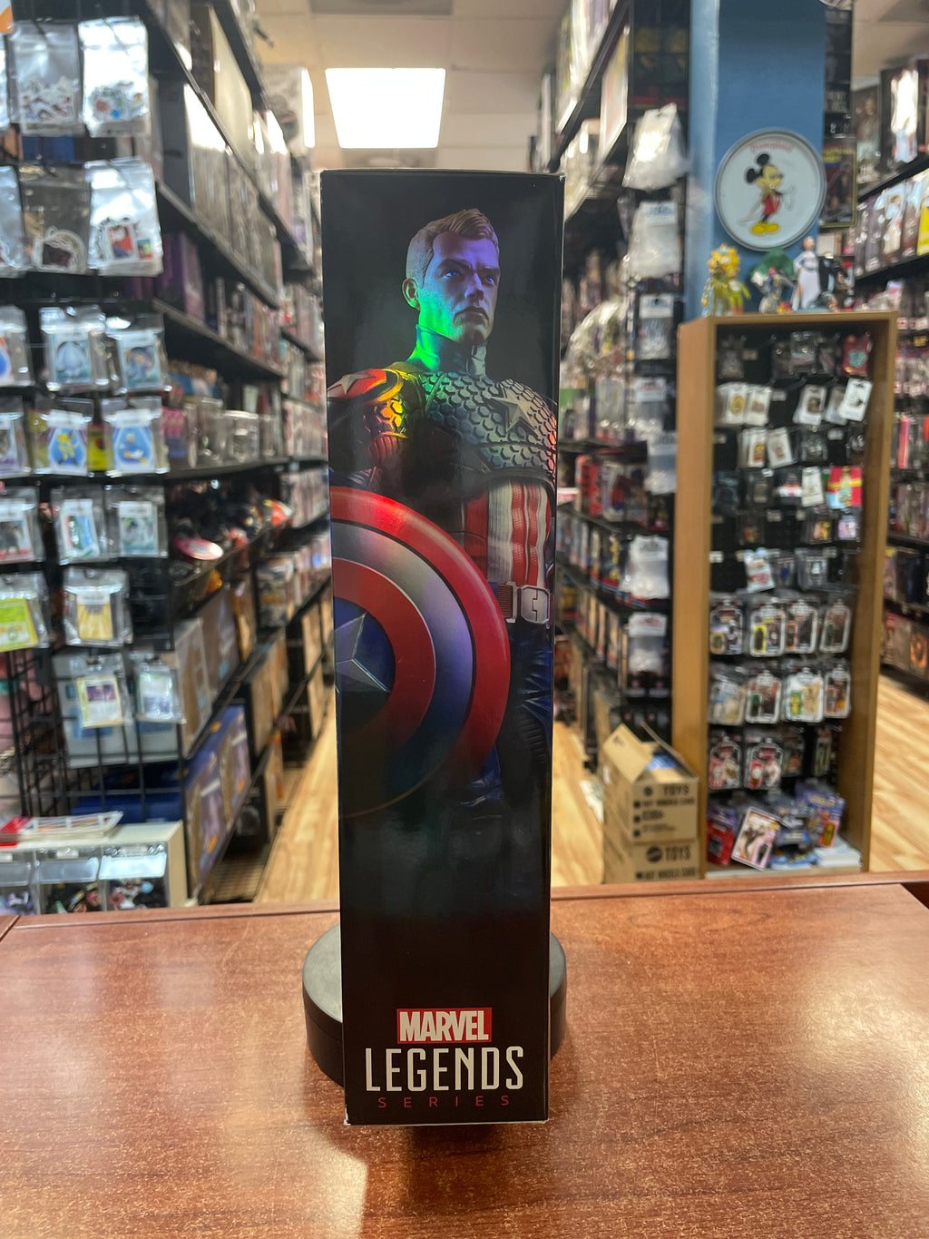 Captain America -Deluxe 12"- (Marvel Legends, Hasbro) **COMPLETE** product image 9, provided for visual reference and