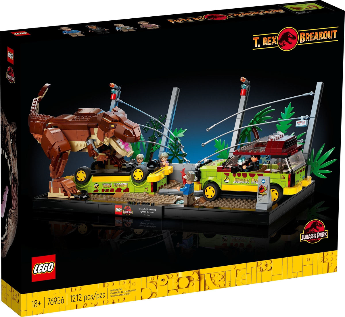 76956 T. rex Breakout (Retired) (New Sealed) product image 1, provided for visual reference and product detail review