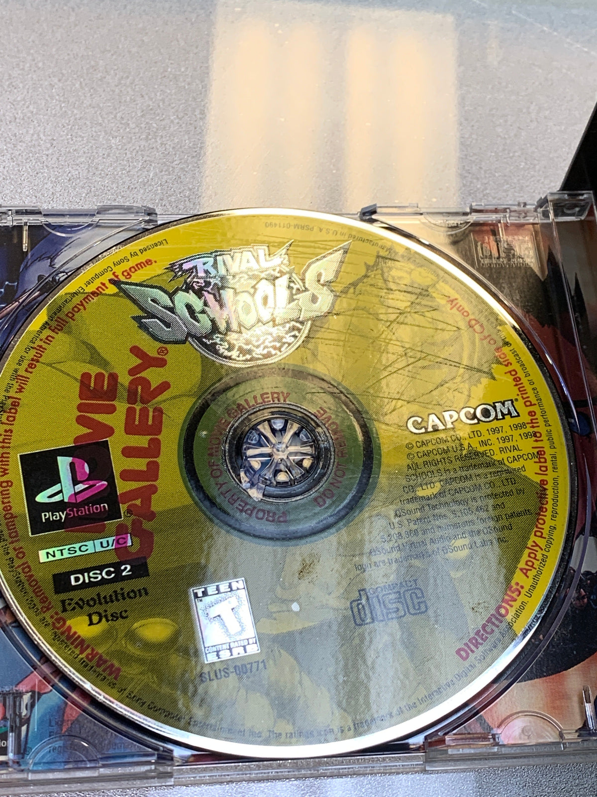 Rival Schools Capcom (PlayStation, Video Game) Tested Working product image 4, provided for visual reference and product