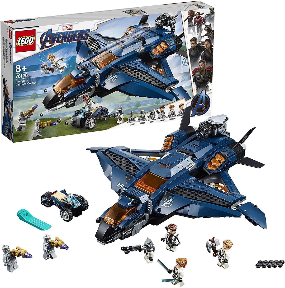 76126 LEGO Marvel Avengers: Avengers Ultimate Quinjet (Certified Complete) (Retired) product image 1, provided for visual