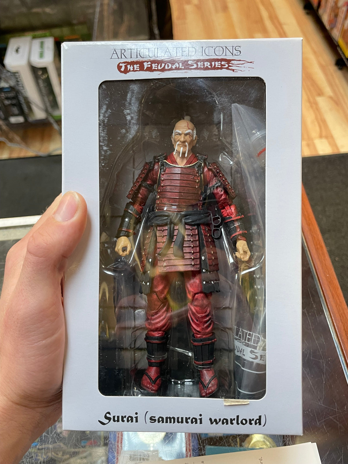 Surai Samurai Warlord (Articulated Icons, Fwoosh) **SEALED** product image 4, provided for visual reference and product