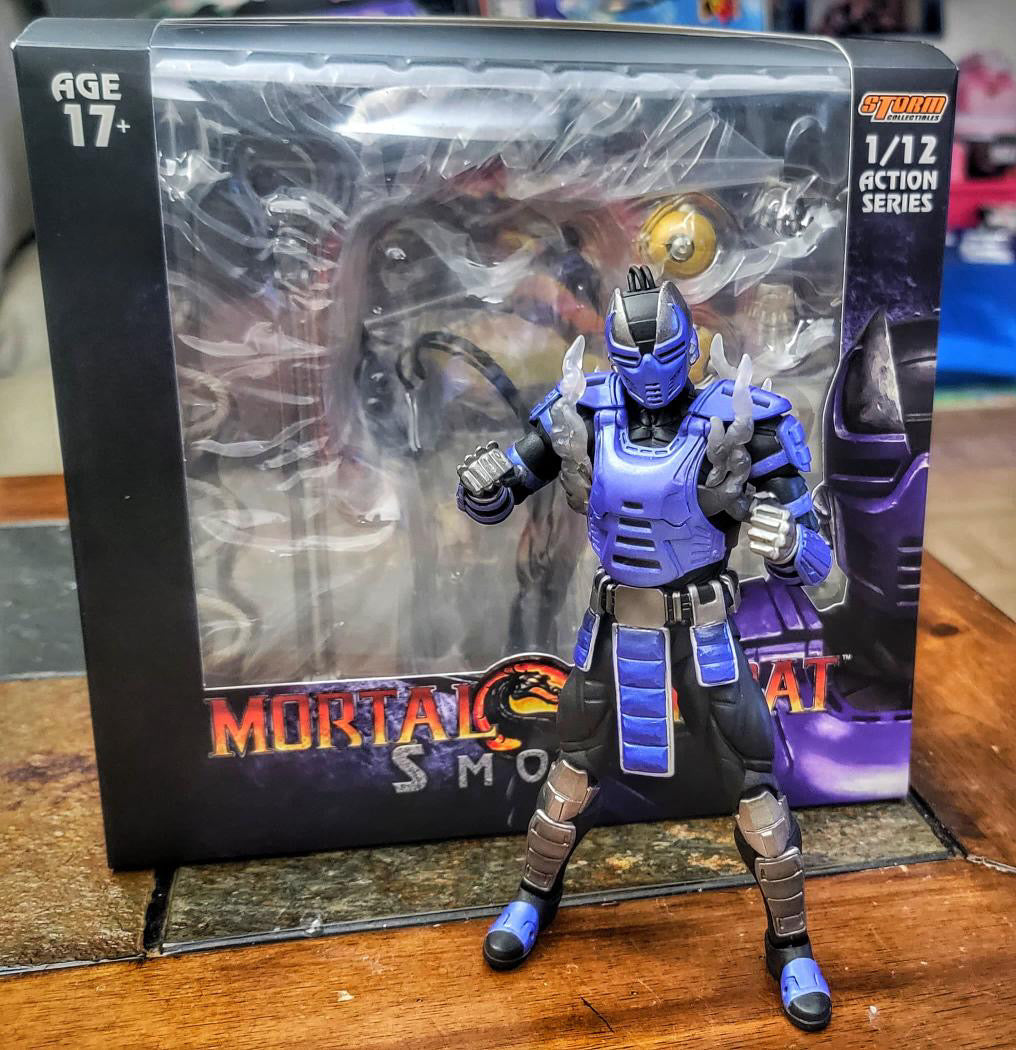 Cyborg Smoke (Mortal Kombat, Storm Collectibles) Open Box Complete product image 10, provided for visual reference and