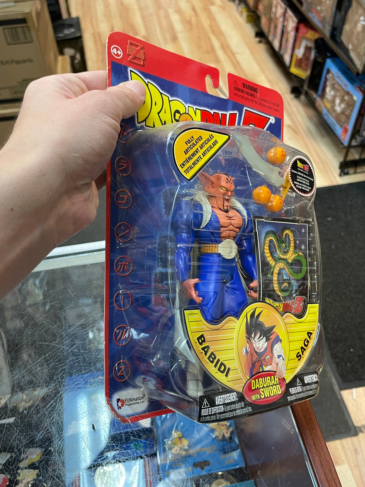 Daburah With Sword (Vintage Dragon Ball Z, Irwin Toys) SEALED product image 6, provided for visual reference and product
