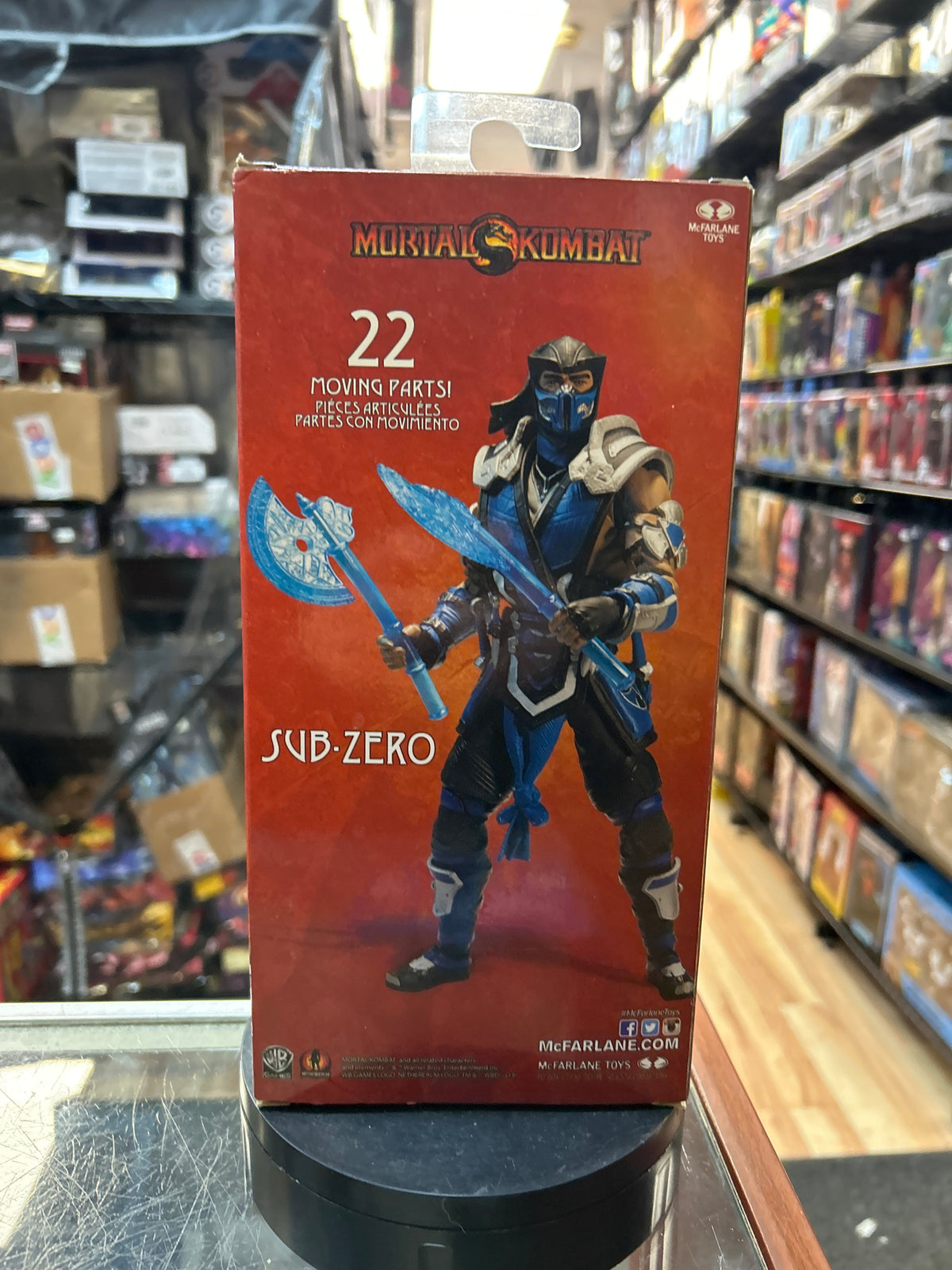 Frozen Sub-Zero (Mortal Kombat, McFarlane) *SEALED* product image 4, provided for visual reference and product detail review