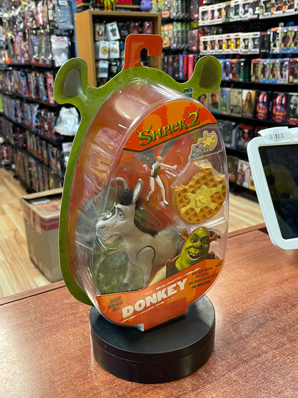 Donkey with Tink (Vintage Shrek 2, Hasbro) **SEALED** product image 3, provided for visual reference and product detail