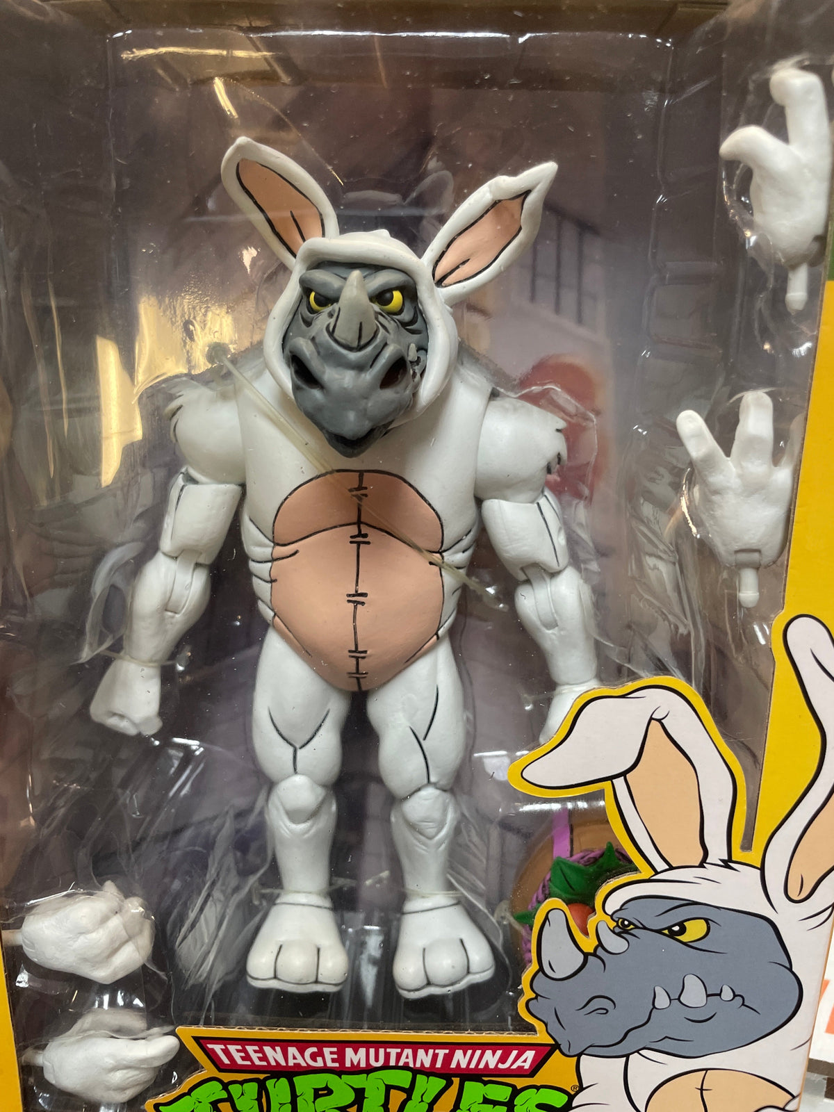 Rocksteady Bunny Suit (TMNT Teenage Ninja Turtles, Neca) SEALED product image 4, provided for visual reference and product