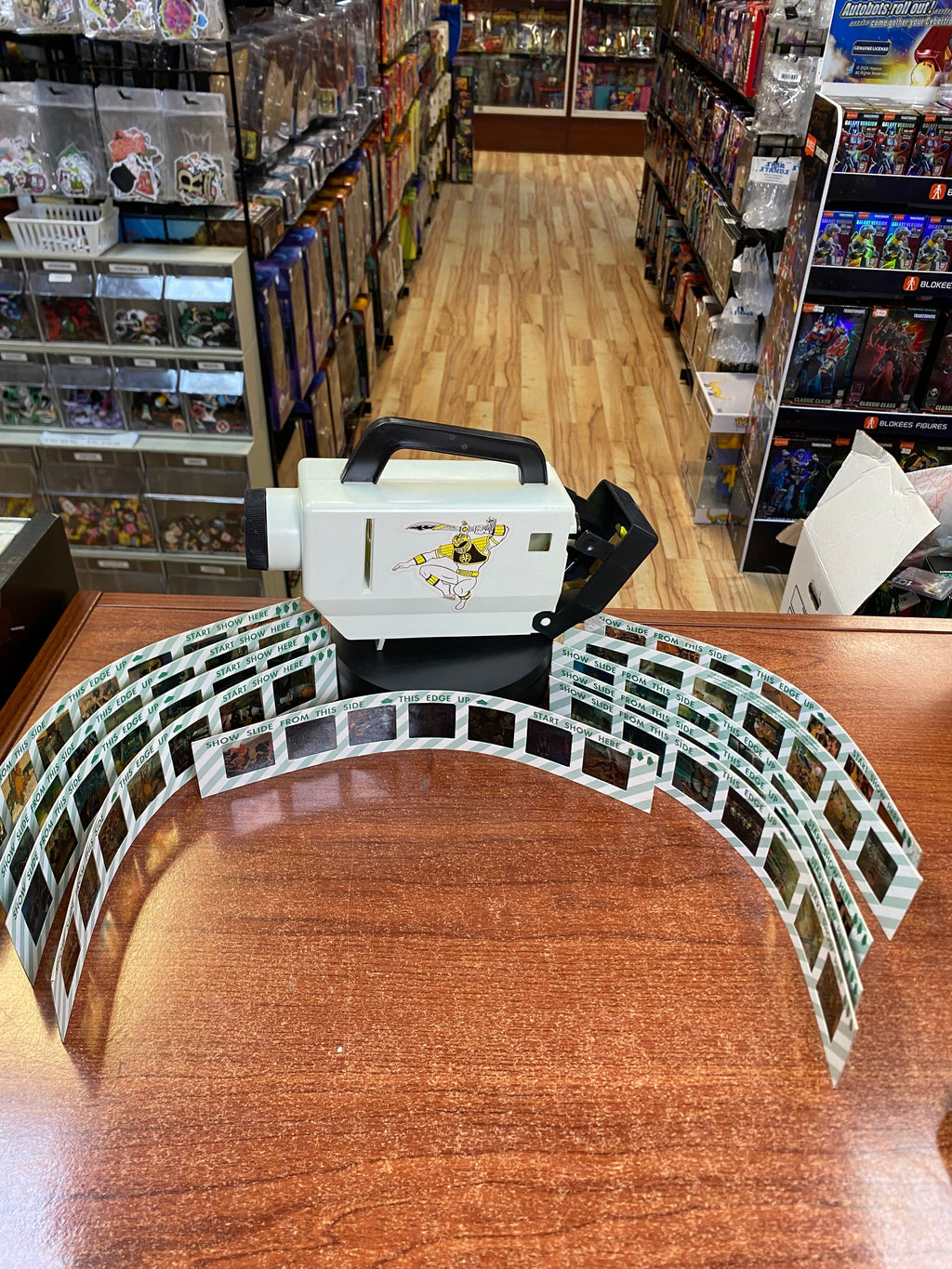 White Ranger Power Slide Projector (Vintage MMPR Power Rangers, Bandai) product image 8, provided for visual reference and