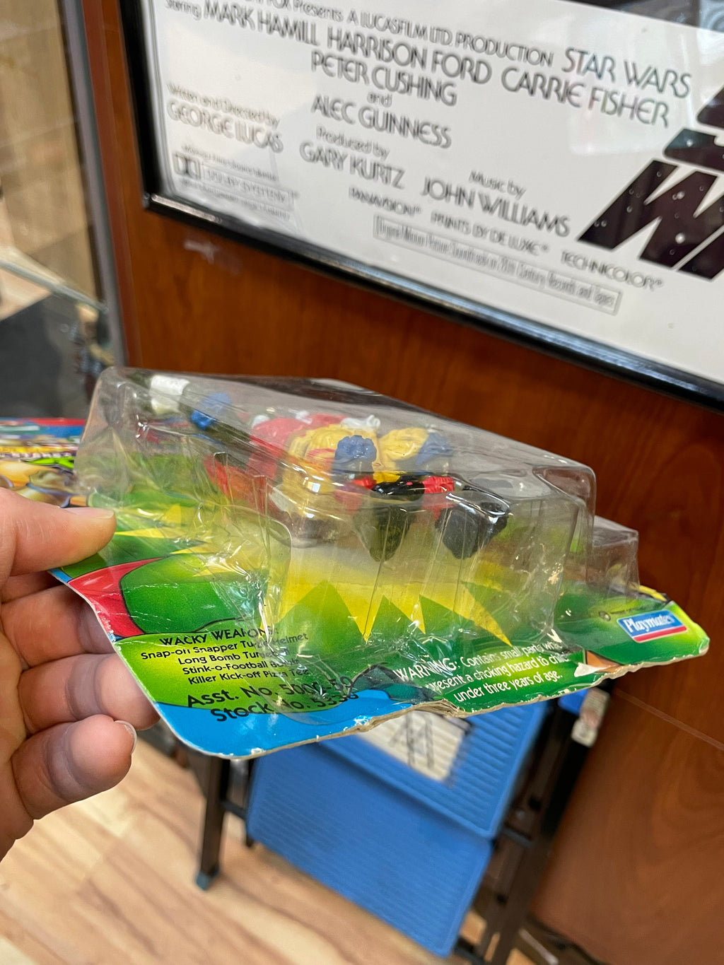 TD Tossin Leo (Vintage TMNT Ninja Turtles, Playmates) SEALED product image 11, provided for visual reference and product