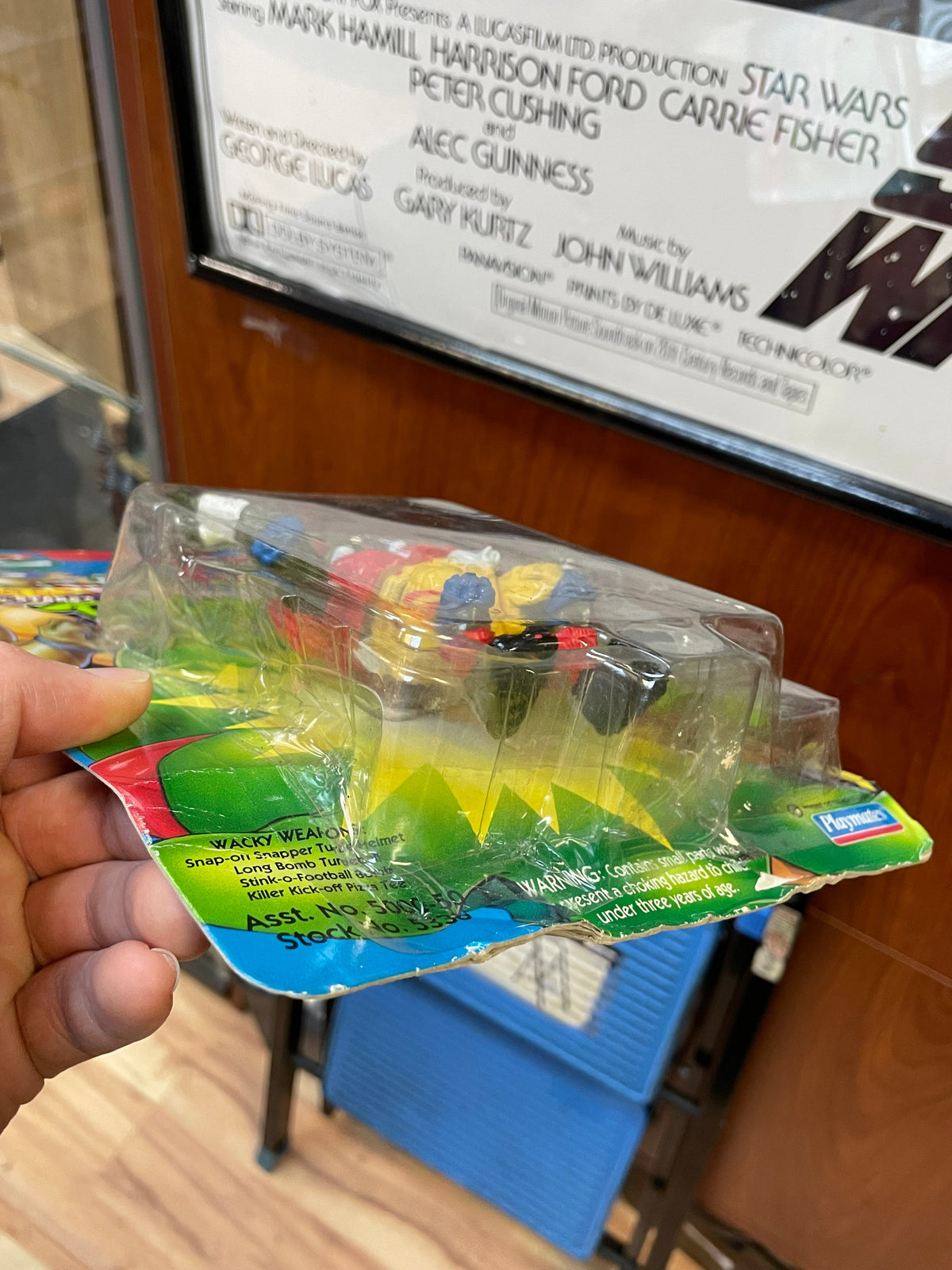TD Tossin Leo (Vintage TMNT Ninja Turtles, Playmates) SEALED product image 11, provided for visual reference and product