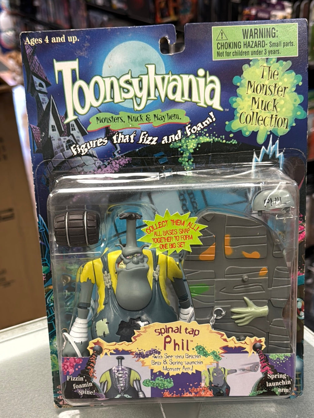 Spinal Tap Phil (Vintage Toonsylvania, Toy Island) SEALED product image 14, provided for visual reference and product detail