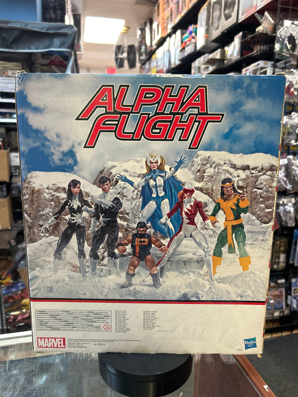 Alpha Flight (Marvel Legends, Hasbro) **SEALED** product image 4, provided for visual reference and product detail review
