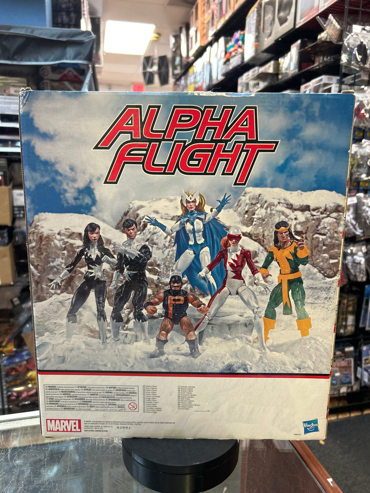 Alpha Flight (Marvel Legends, Hasbro) **SEALED** product image 4, provided for visual reference and product detail review