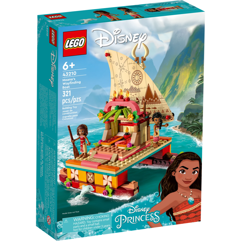 43210 Moana's Wayfinding Boat (Certified Complete) product image 1, provided for visual reference and product detail review