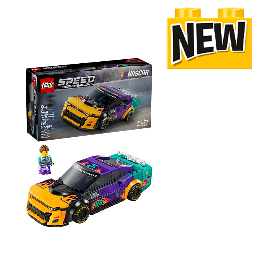 76935 LEGO NASCAR® Next Gen Chevrolet Camaro ZL1 product image 1, provided for visual reference and product detail review