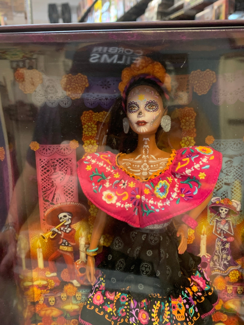 Dia De Muertos Day Of The Dead Barbie Doll #GXL27 (Barbie Signature, Mattel) NEW product image 5, provided for visual