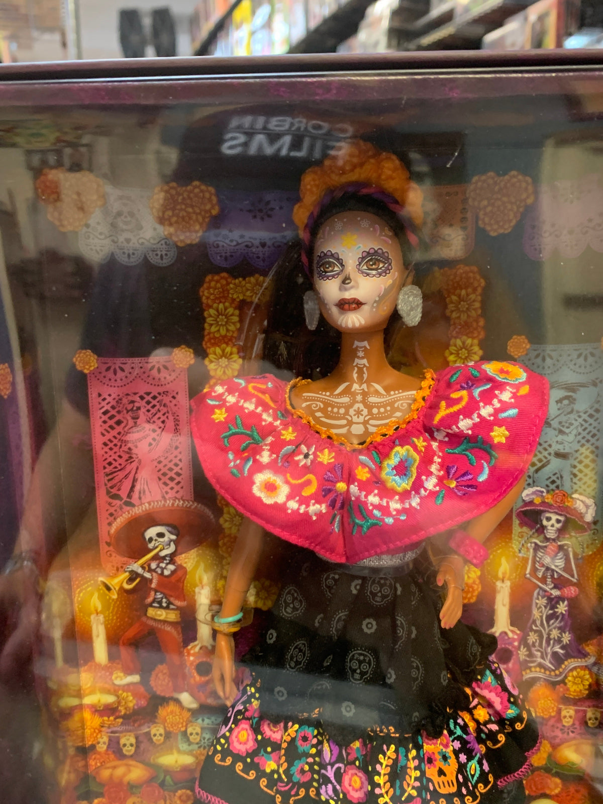 Dia De Muertos Day Of The Dead Barbie Doll #GXL27 (Barbie Signature, Mattel) NEW product image 5, provided for visual