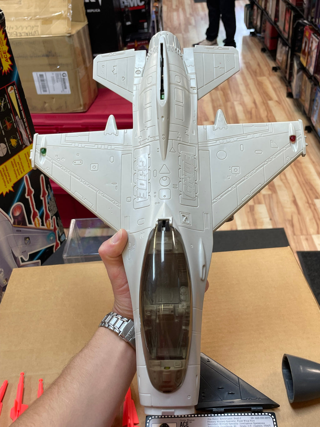 Ghoststriker X-16 with Box (Vintage GI Joe, Hasbro) **COMPLETE** product image 37, provided for visual reference and product