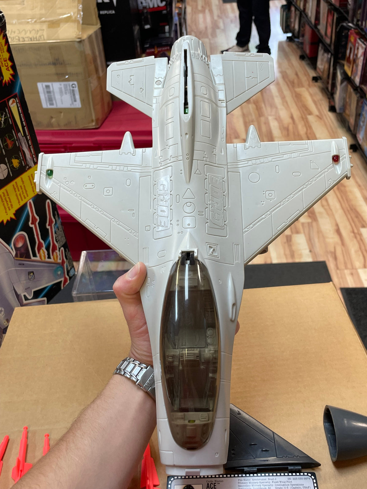 Ghoststriker X-16 with Box (Vintage GI Joe, Hasbro) **COMPLETE** product image 37, provided for visual reference and product