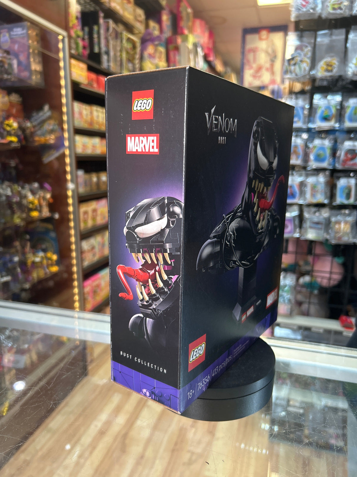 Venom Bust Lego #76356 (Lego, Marvel) **Sealed** product image 2, provided for visual reference and product detail review