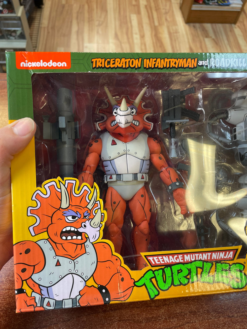 Triceraton Infantryman (NECA, TMNT Ninja Turtles) *SEALED* product image 8, provided for visual reference and product detail