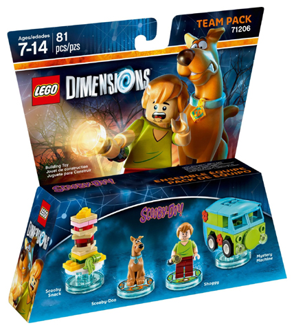 71206 Team Pack - Scooby-Doo (Retired) (New Sealed) product image 1, provided for visual reference and product detail review