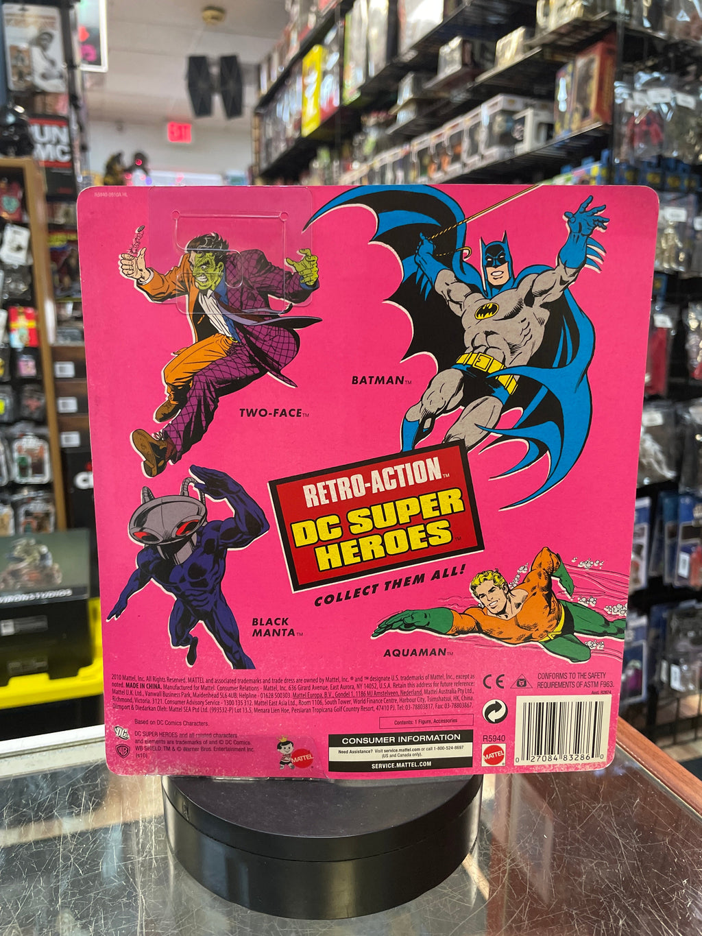 Retro Action Black Manta (Mattel, Dc Super Heroes) **SEALED** product image 4, provided for visual reference and product