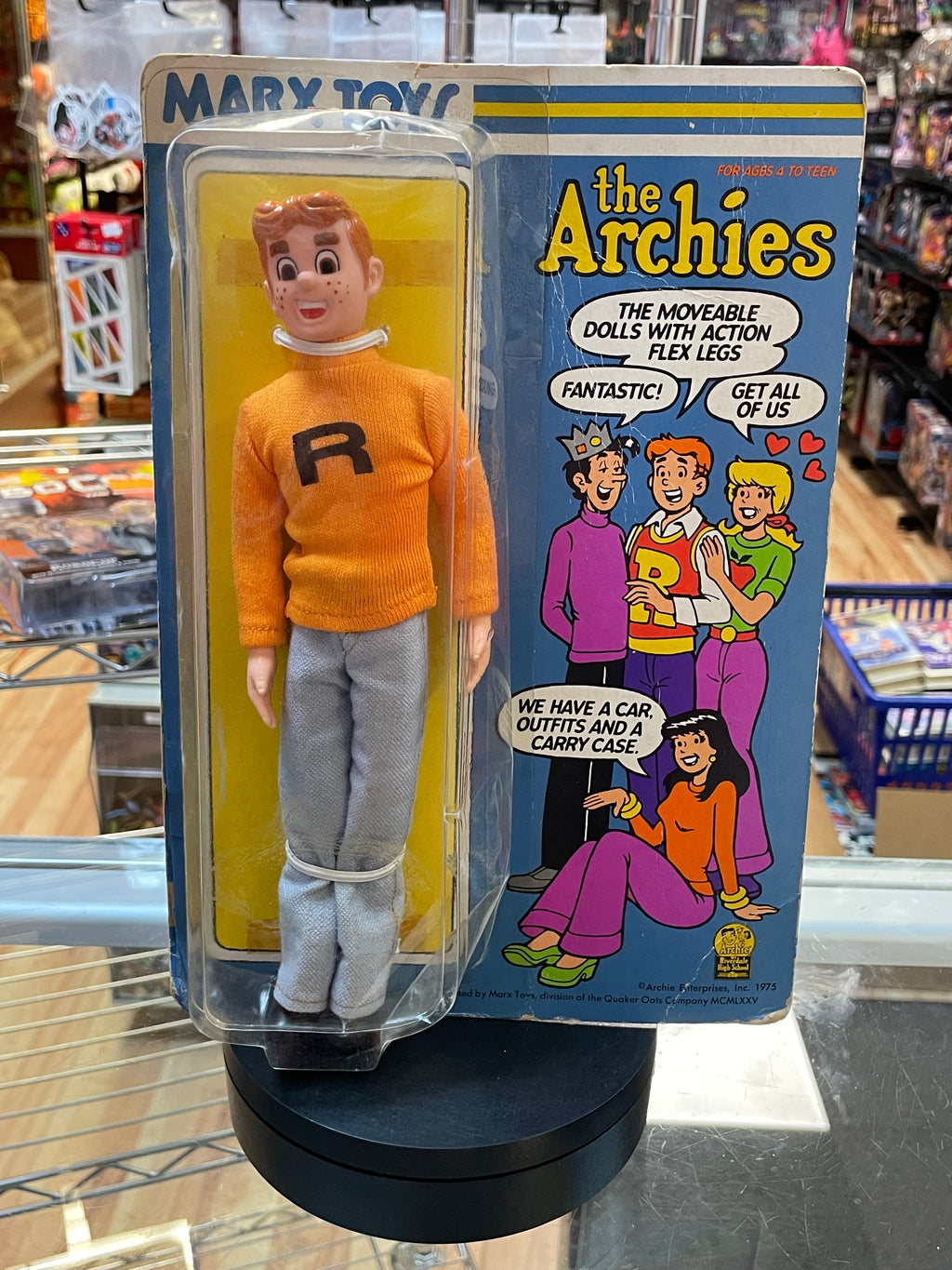 Archie 1975 (Vintage Archie Comic, Marx Toys) SEALED product image 1, provided for visual reference and product detail review
