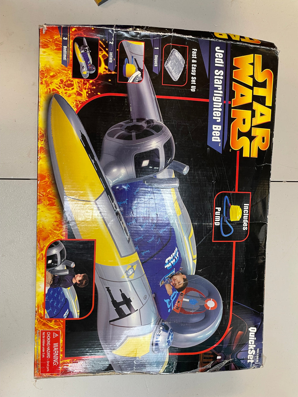 Jedi Starfighter Bed (Vintage Star Wars, Quick Set) OPEN BOX product image 10, provided for visual reference and product