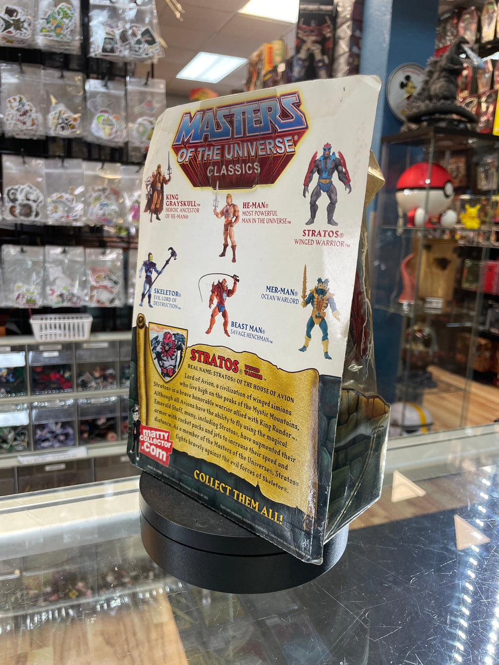 Stratos (MOTU Classics, Mattel) **SEALED** product image 3, provided for visual reference and product detail review