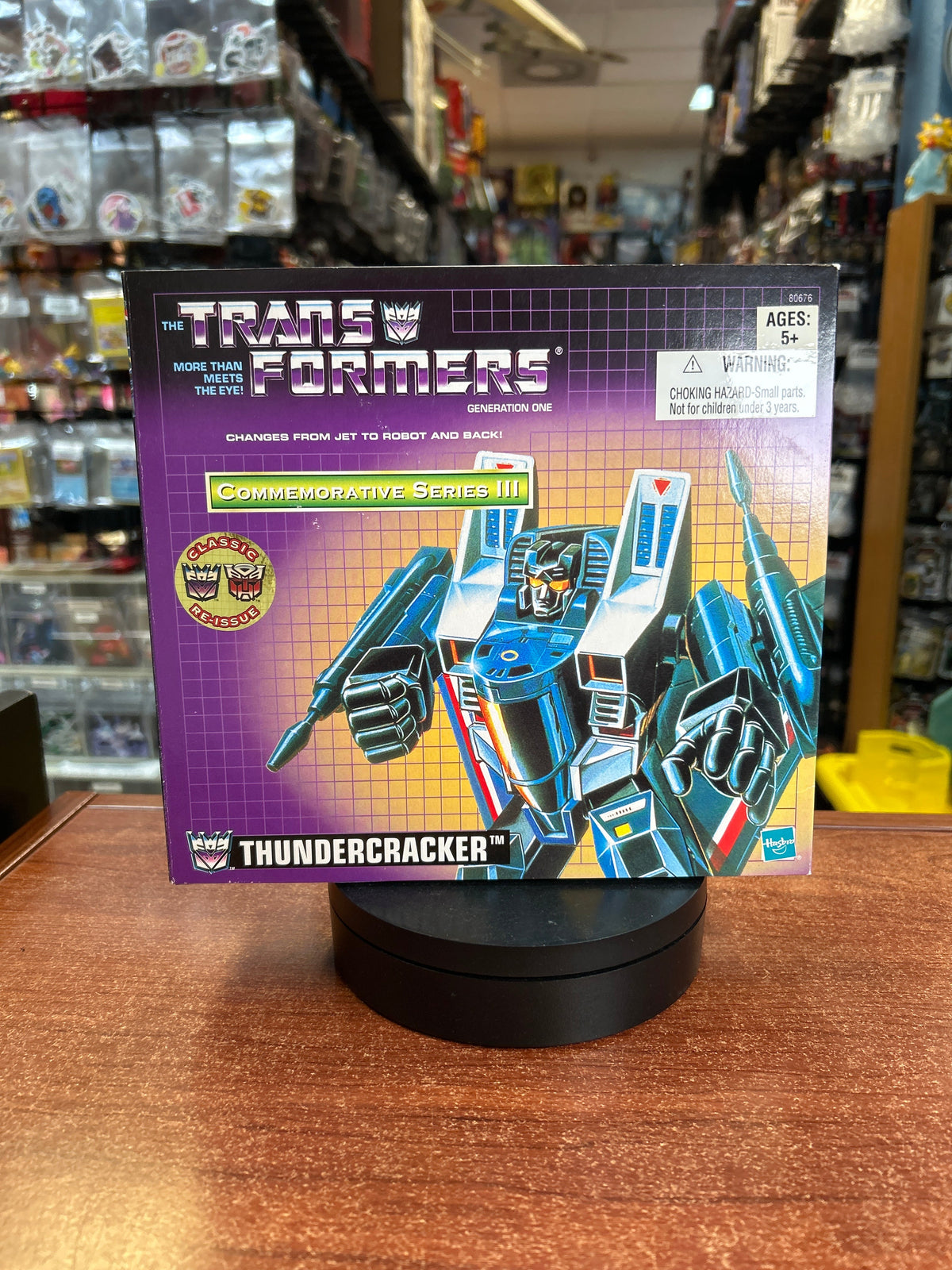 Thundercracker (Vintage Transformers Commemorative Series, Hasbro) **SEALED** product image 4, provided for visual reference