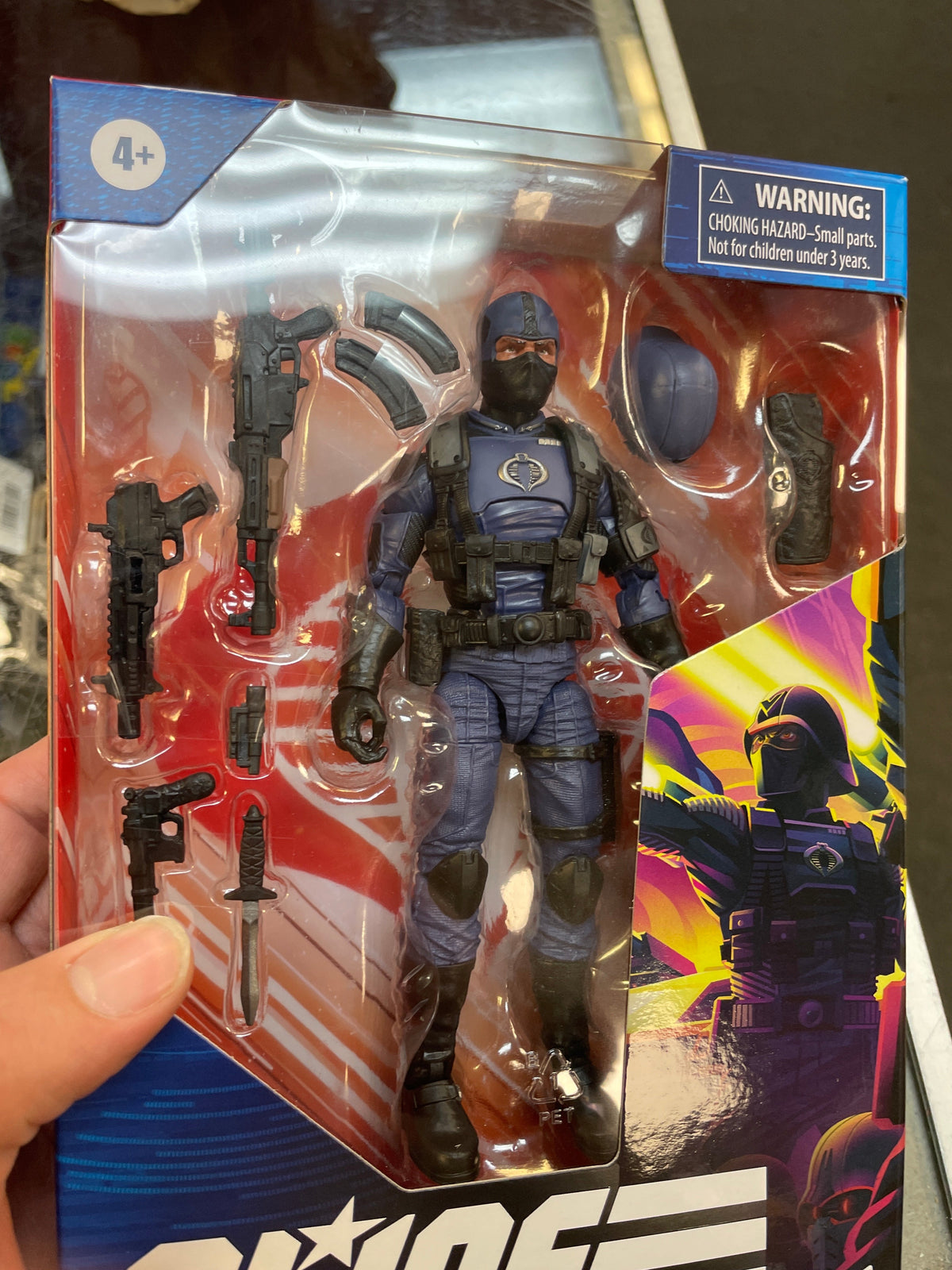 Cobra Officer (GI Joe Classified, Hasbro) SEALED product image 4, provided for visual reference and product detail review