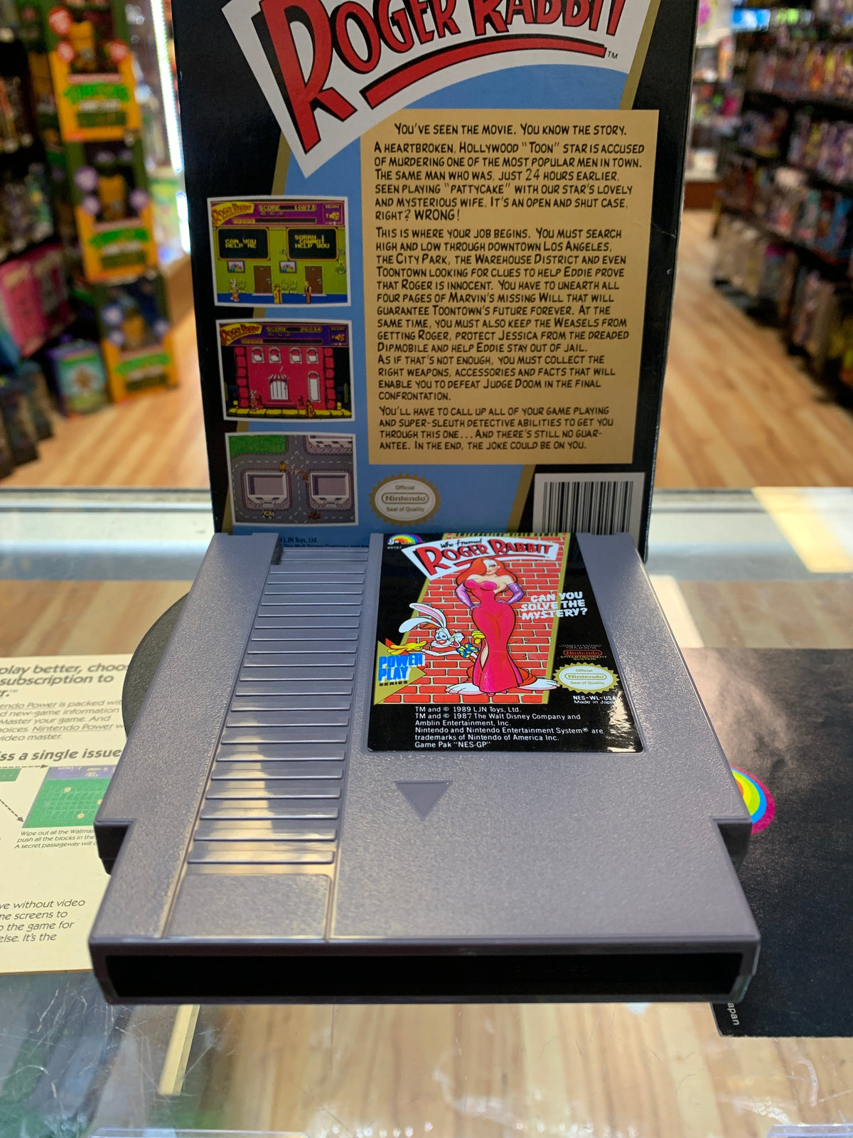 Who Framed Roger Rabbit(NES Nintendo, Video Game) **TESTED/COMPLETE** product image 3, provided for visual reference and