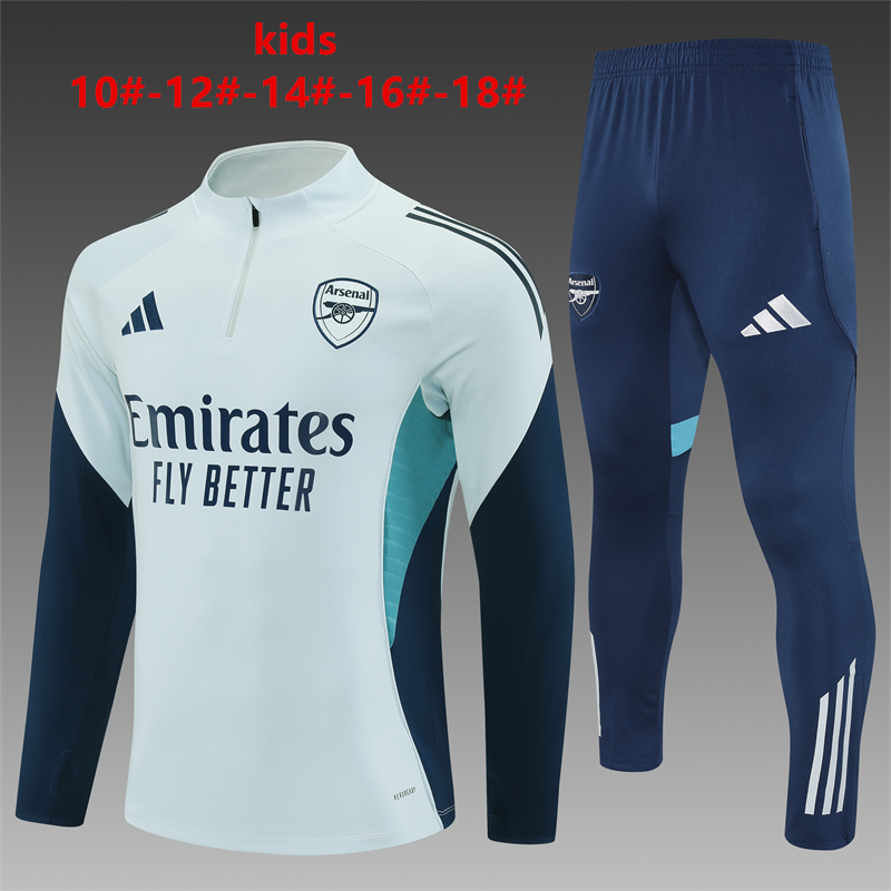 Kids Arsenal Training Tracksuits 25/26 Football Kit Soccer product image 1