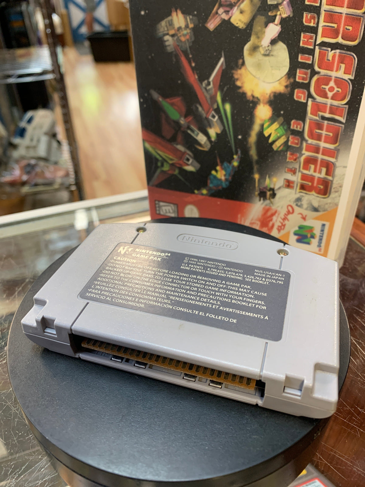 Star Soldier Vanishing Earth (N64 Nintendo, Video Game) **TESTED/COMPLETE** product image 4, provided for visual reference