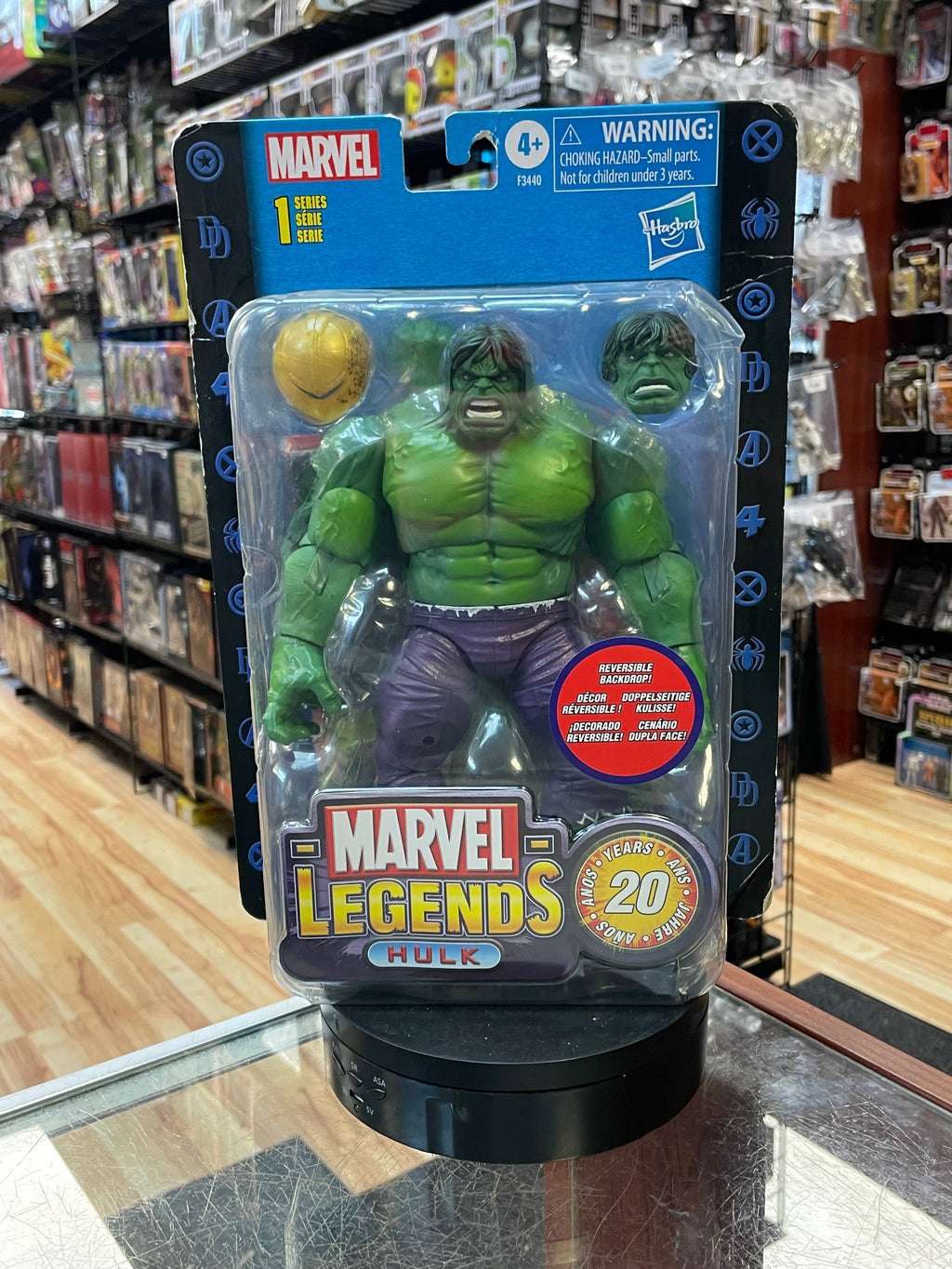 Hulk 20th Anniversary (Marvel Legends, Hasbro) **SEALED** product image 1, provided for visual reference and product detail