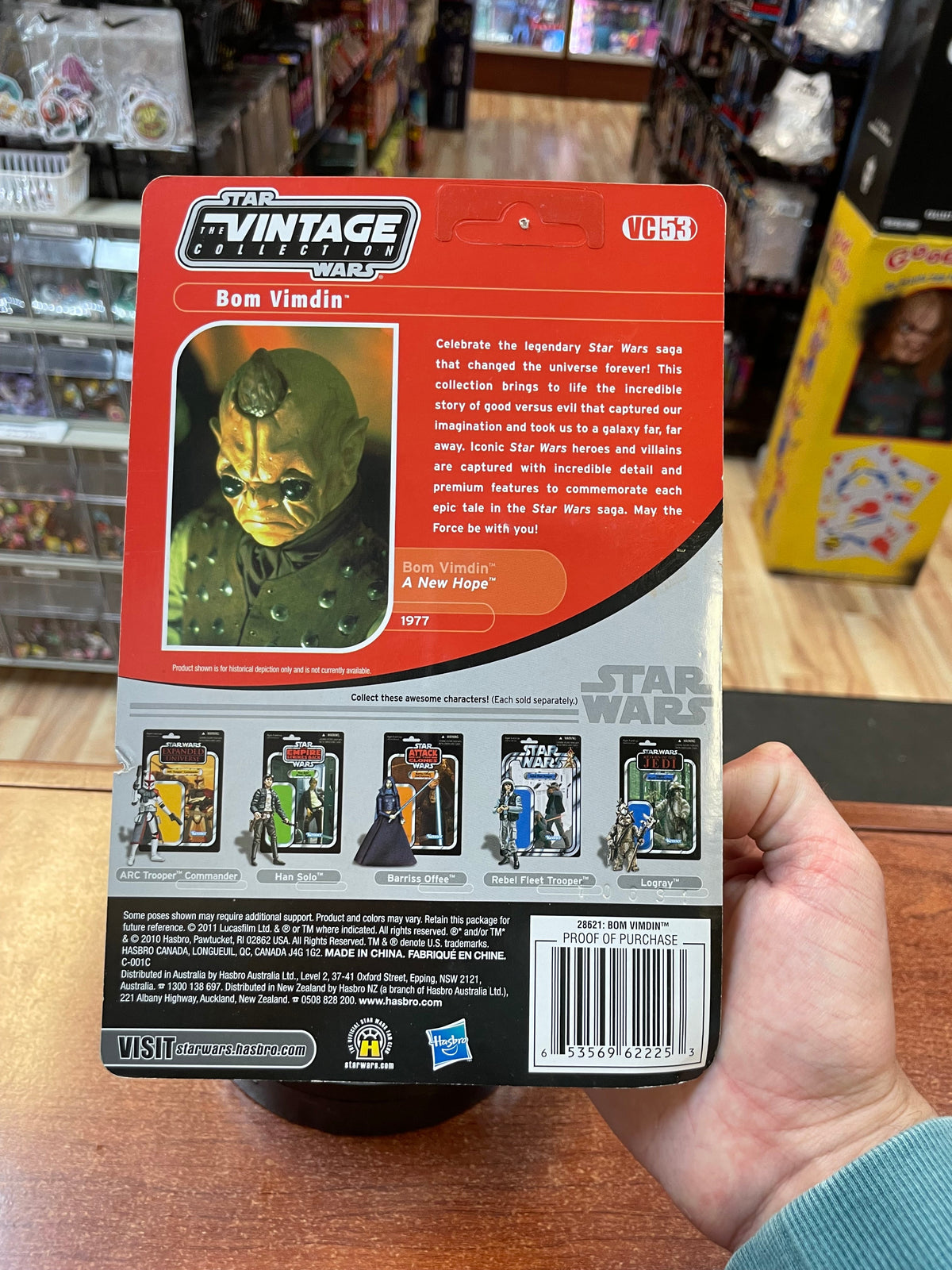 Bom Vimdin Cantina Patron VC53 (Star Wars Vintage Collection, Hasbro) product image 4, provided for visual reference and