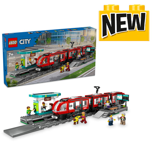 60423 LEGO City: Downtown Streetcar and Station product image 1, provided for visual reference and product detail review