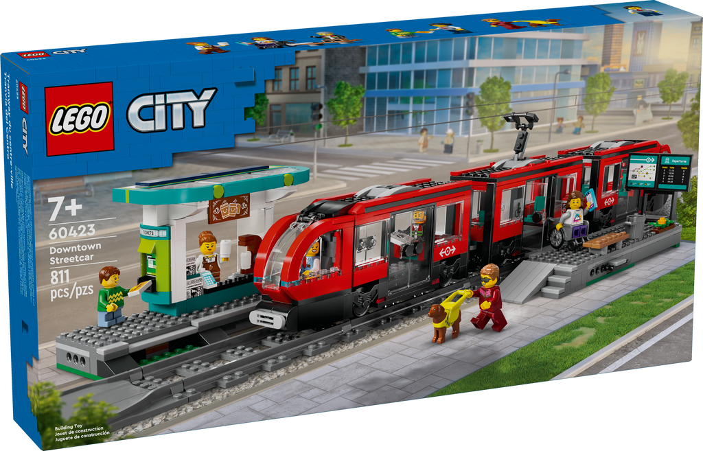 60423 LEGO City: Downtown Streetcar and Station product image 3, provided for visual reference and product detail review