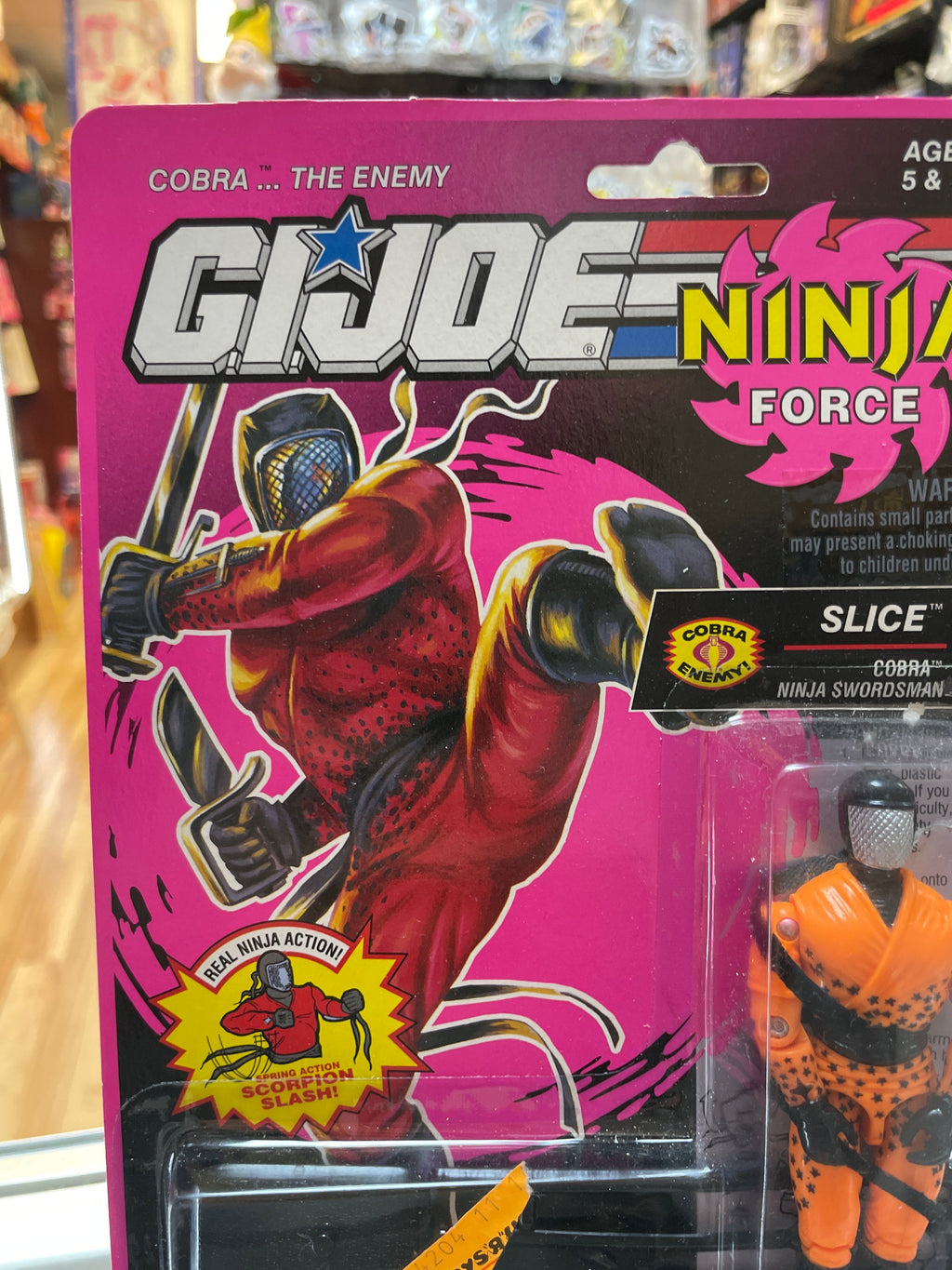 Slice Ninja Force (Vintage GI Joe, Hasbro) Sealed product image 4, provided for visual reference and product detail review