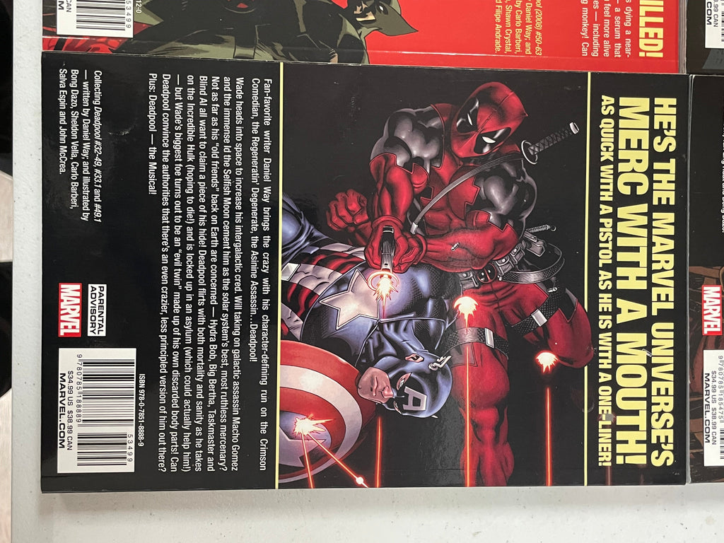 Deadpool The Complete Collection Set (Marvel TPB, Paperback) product image 6, provided for visual reference and product