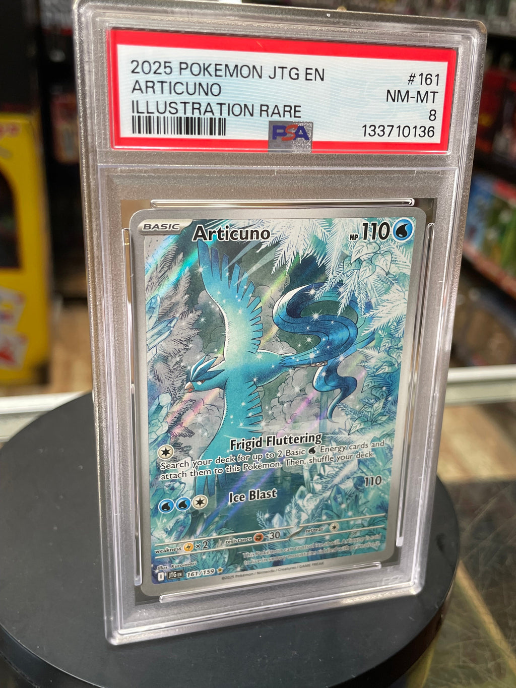 Articuno Journey Together 161/159 (Pokemon, Wizard) **PSA 8** product image 3, provided for visual reference and product