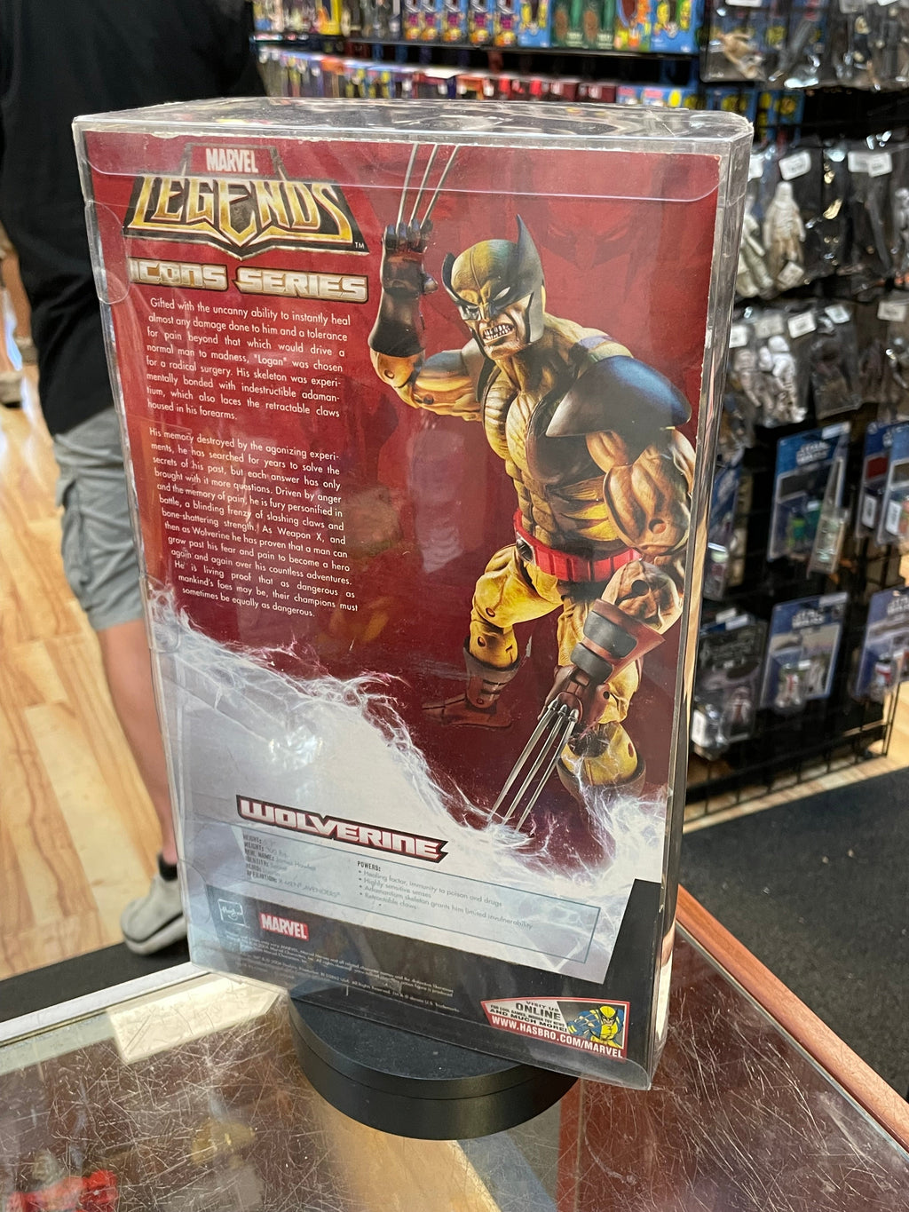 Wolverine -Deluxe Icon Series- (Marvel Legends, Hasbro) **SEALED** product image 2, provided for visual reference and