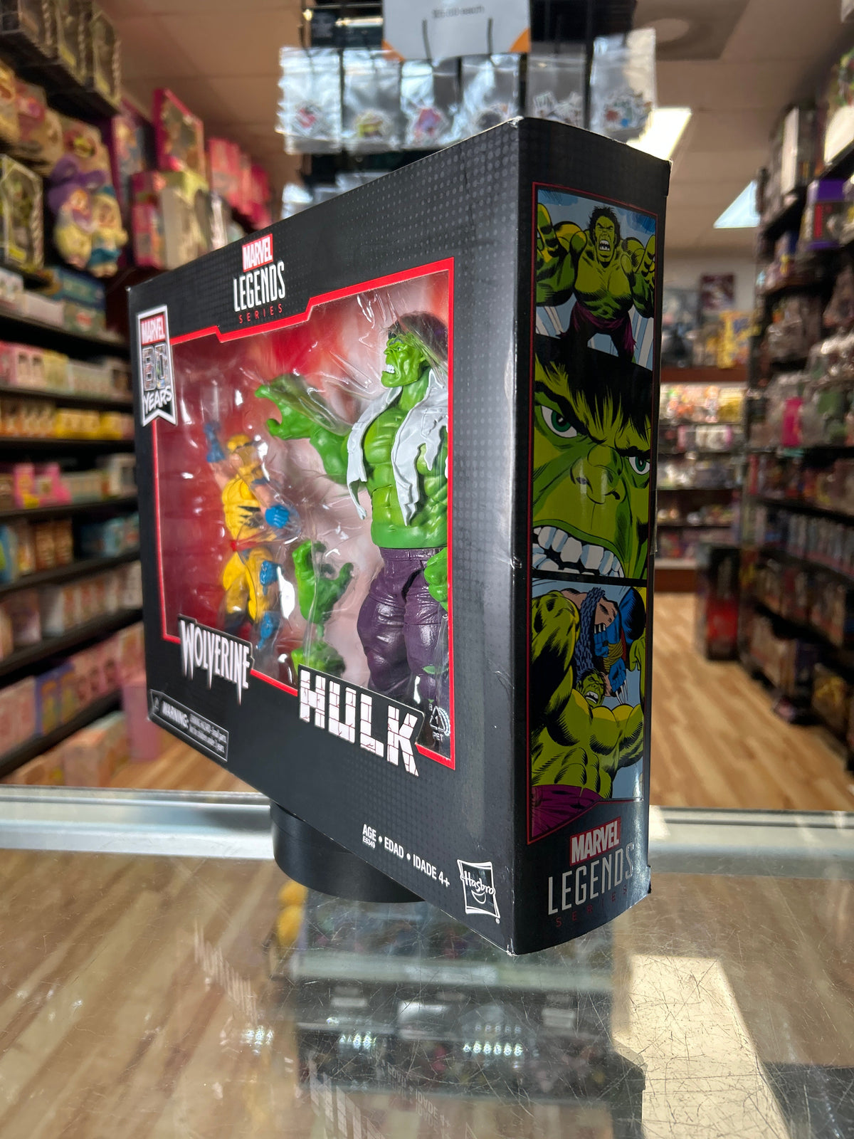 Wolverine & Hulk -80 Years- (Marvel Legends, Hasbro) *SEALED* product image 6, provided for visual reference and product
