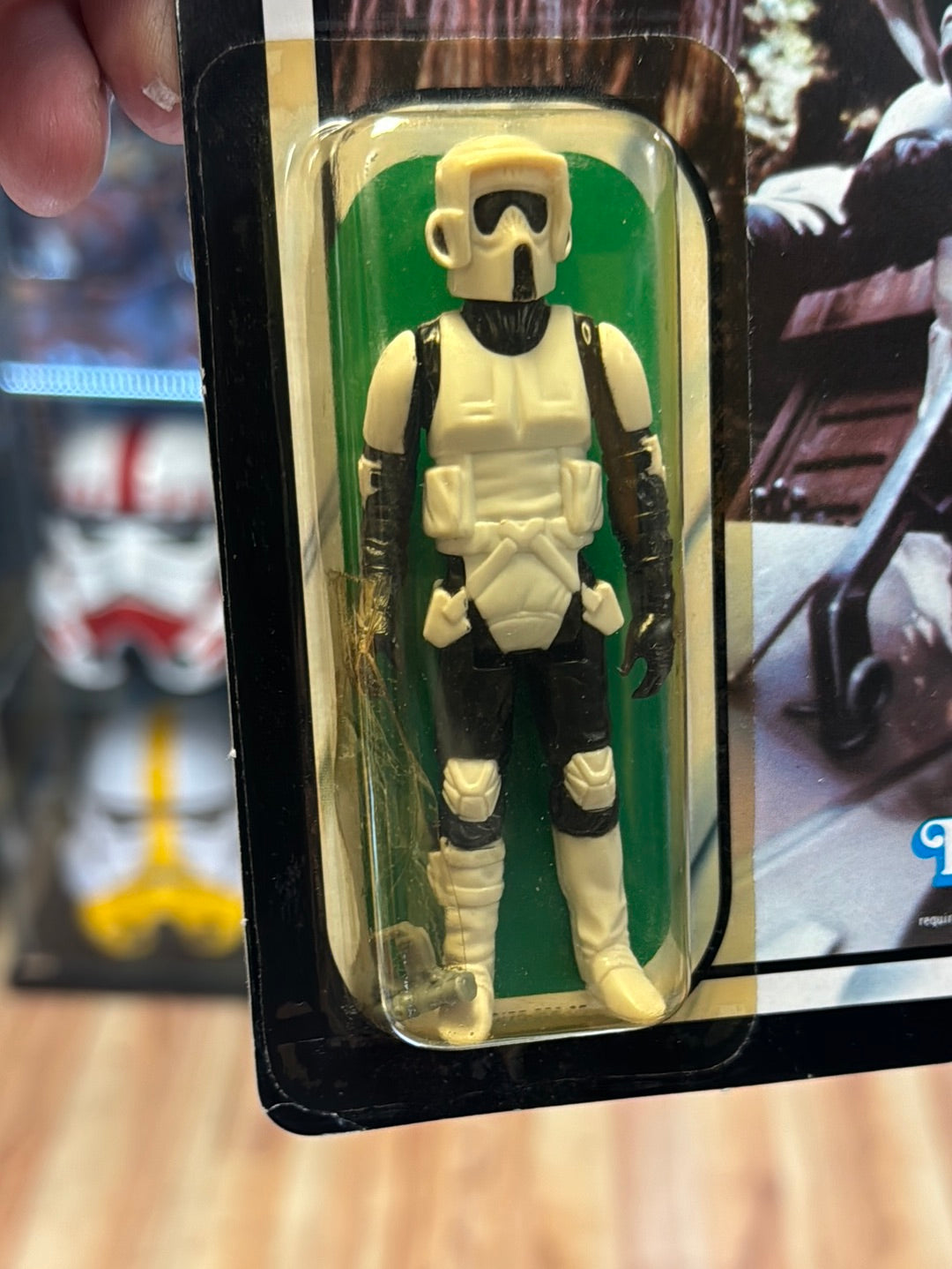 Biker Scout 77A ROTJ 1723 (Vintage Star Wars, Kenner) SEALED product image 7, provided for visual reference and product