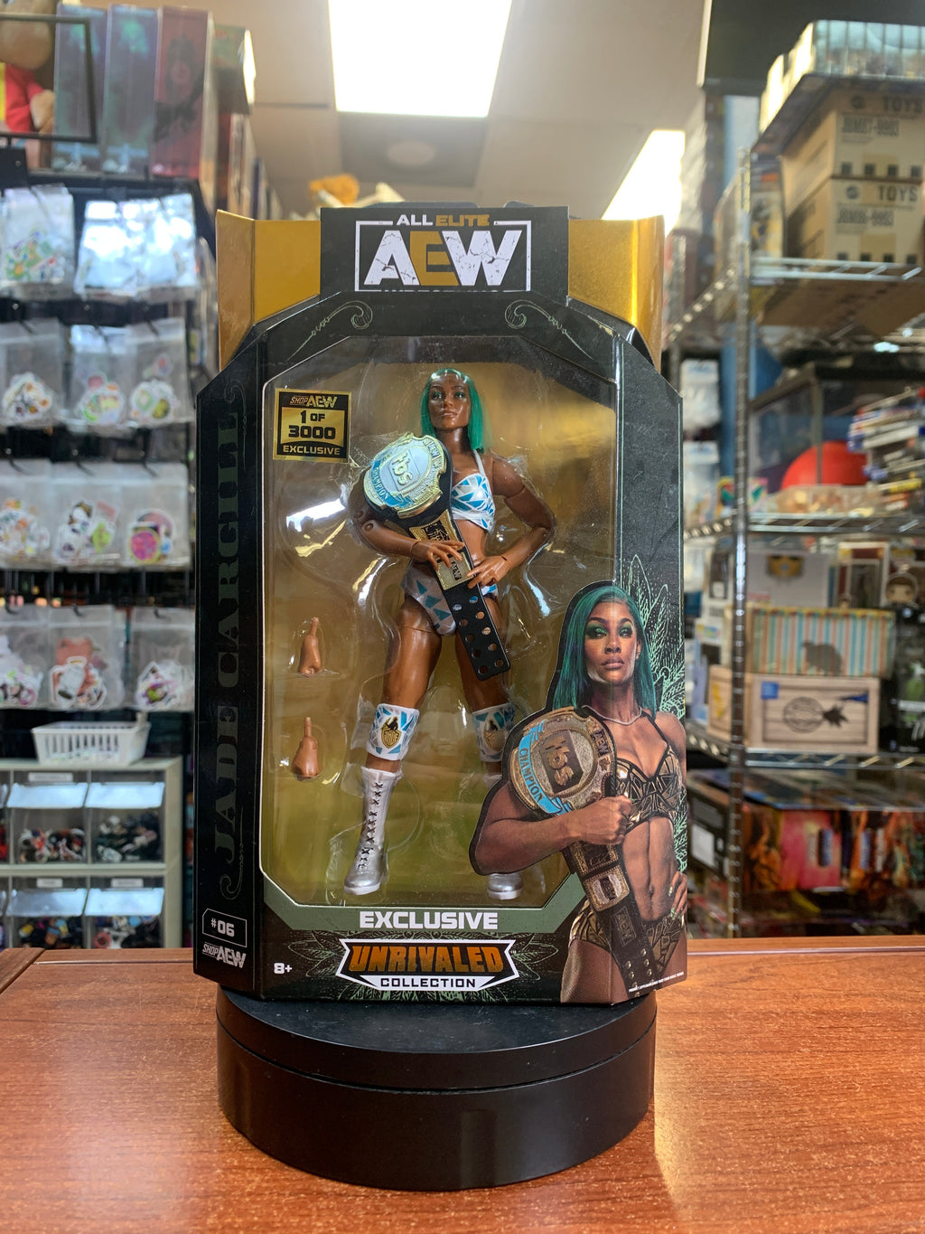 Jade Cargill **CHASE 1 of 3000**(All Elite Wrestling AEW, Jazwares) **SEALED** product image 1, provided for visual