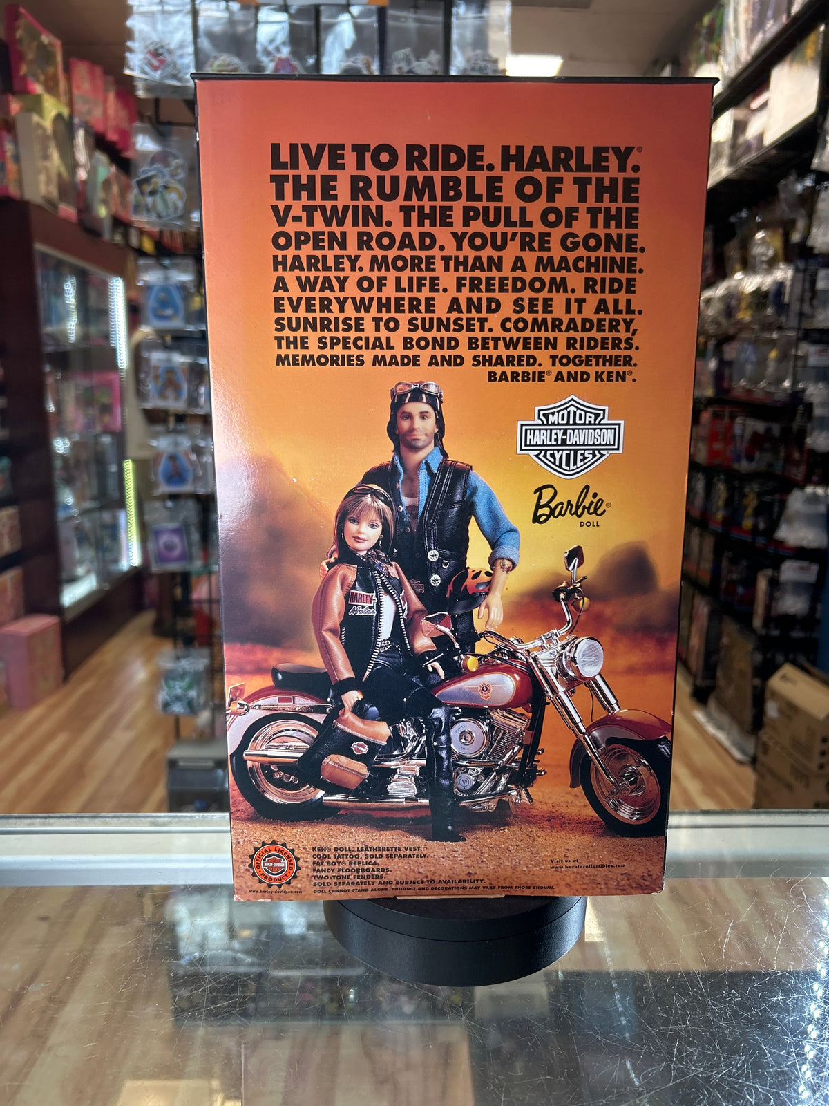 Motor Harley-Davidson Barbie #25637(Barbie, Mattel) **SEALED** product image 4, provided for visual reference and product