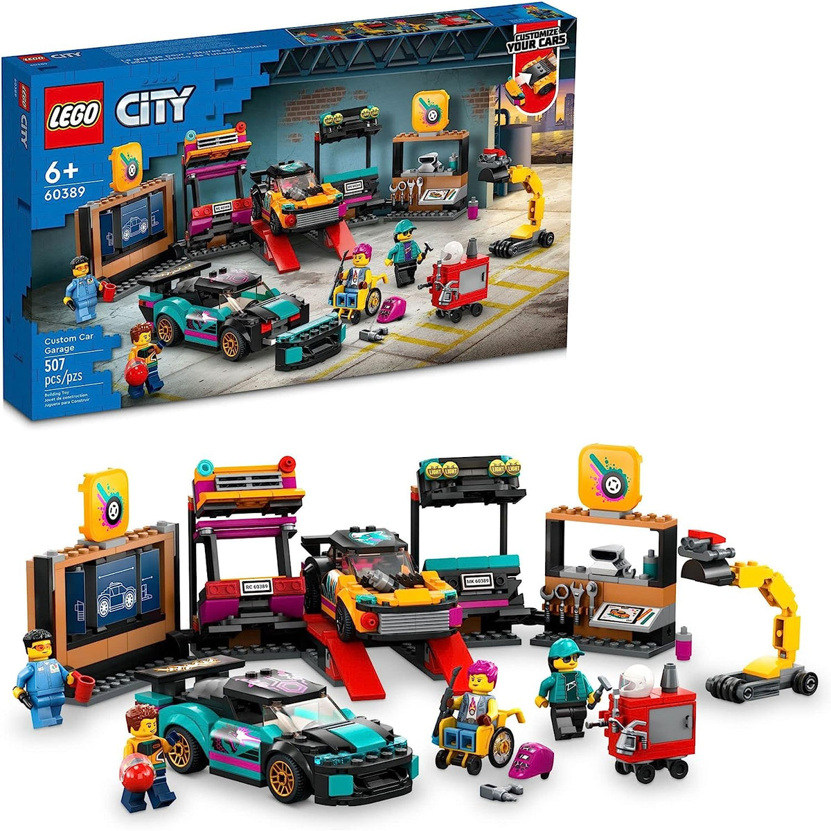 60389 LEGO City: Custom Car Garage (Certified Complete) product image 1, provided for visual reference and product detail