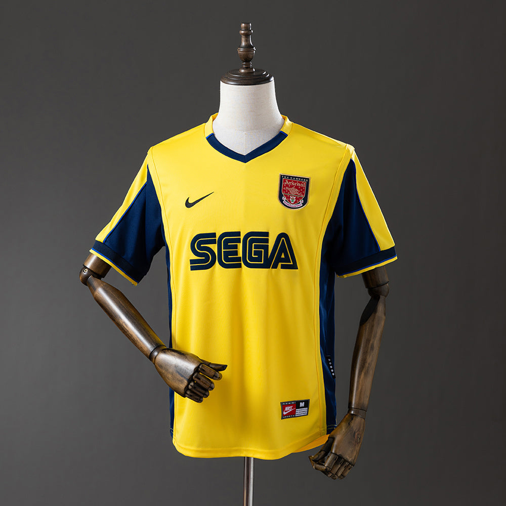 Arsenal Jersey 1999-00 Away Retro Football Kit product image 1