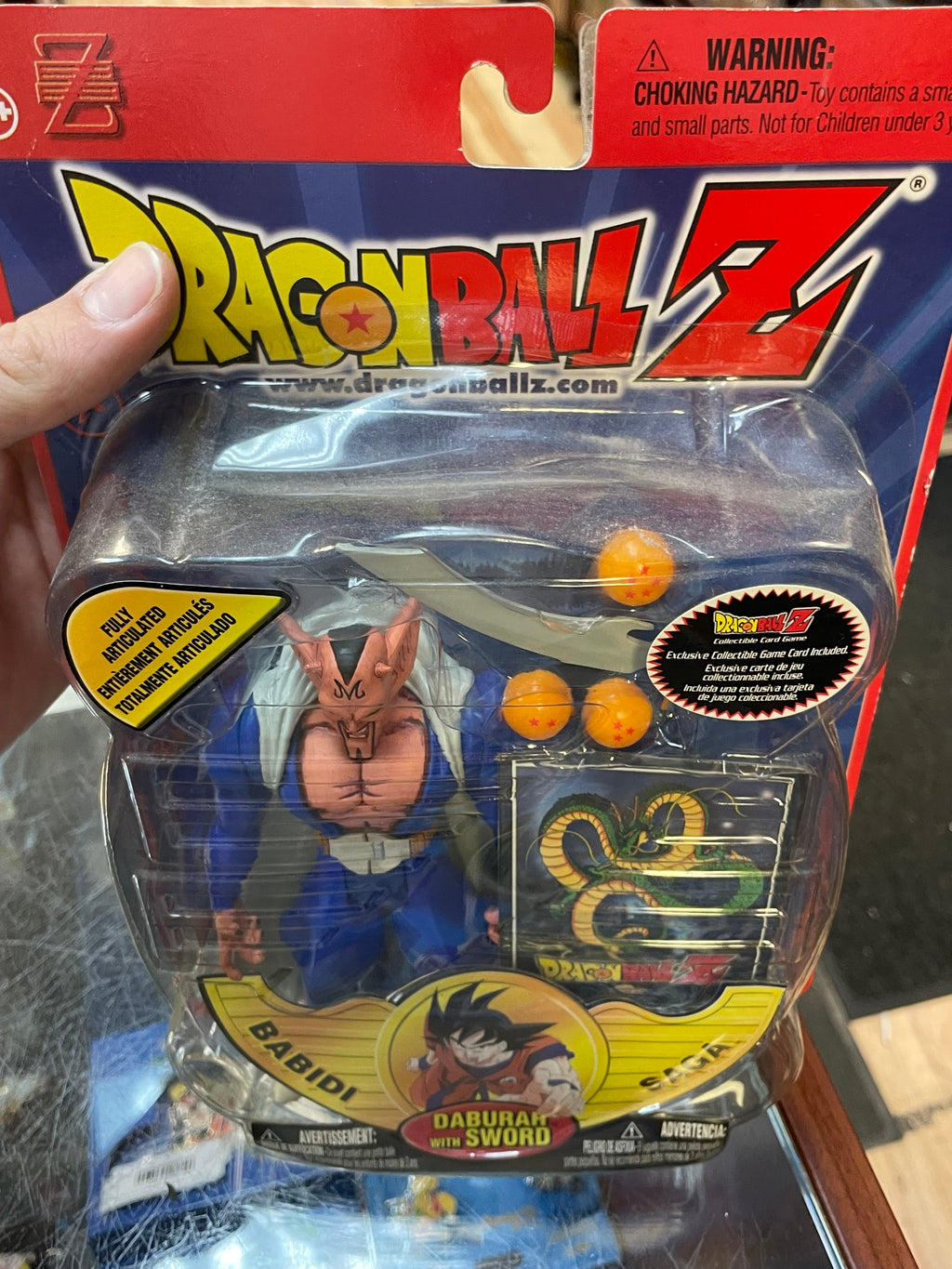 Daburah With Sword (Vintage Dragon Ball Z, Irwin Toys) SEALED product image 4, provided for visual reference and product