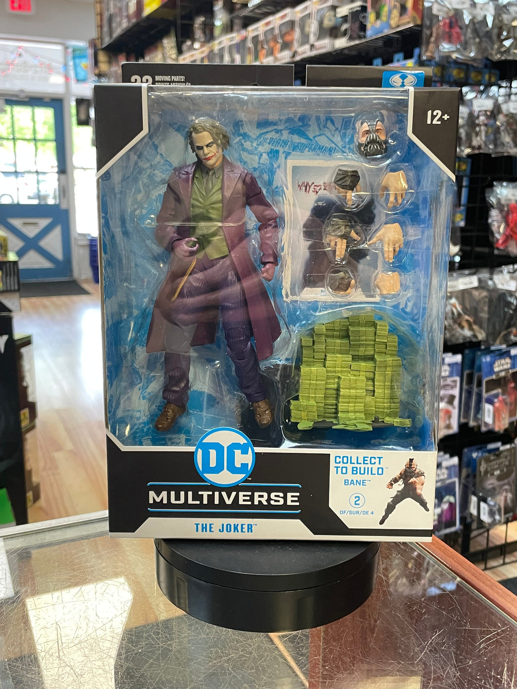 Heath Ledger Joker BAF Bane (McFarlane, DC Multiverse) SEALED product image 1, provided for visual reference and product